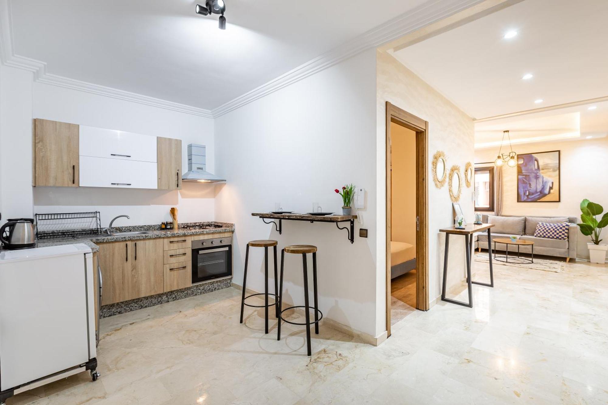 Apartamento Magnificent In Gueliz - 100% Equipped *